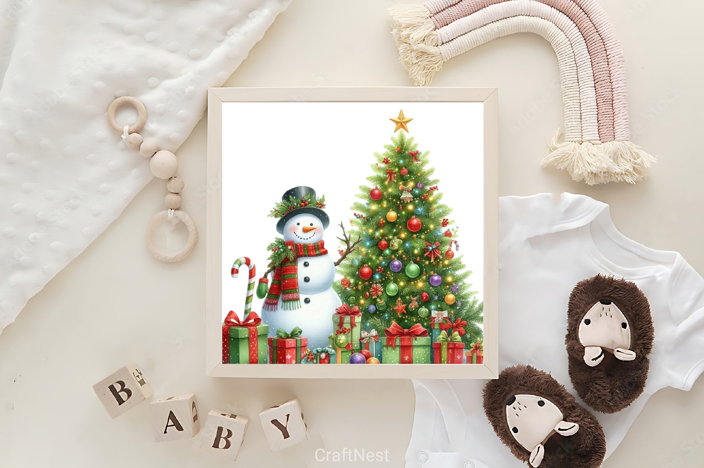 Festive Snowman Clipart Bundle - CraftNest - Digital Crafting and Art
