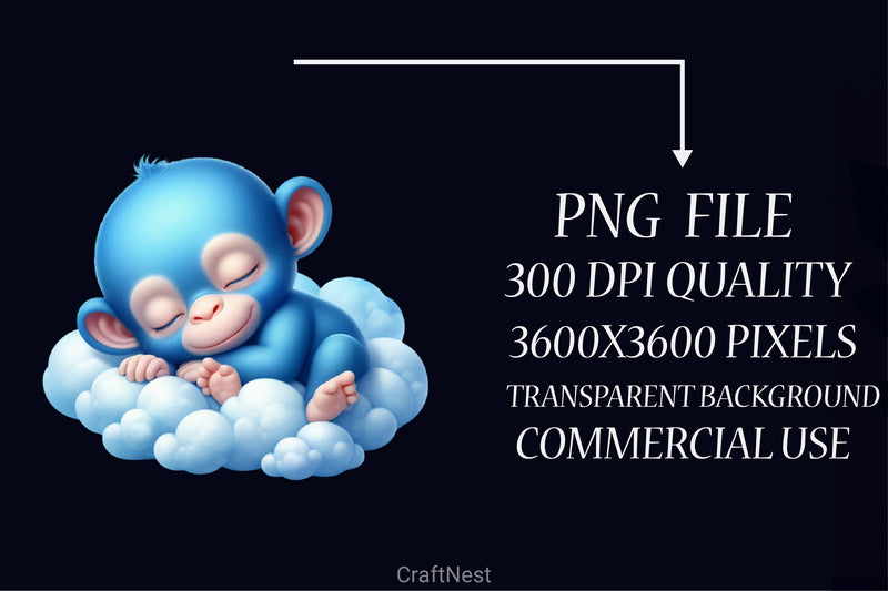 Pastel Blue Baby Animals Clipart Bundle - CraftNest - Digital Crafting and Art
