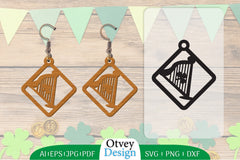 St Patrick's Day Earring Lasercut SVG Bundle 31 - CraftNest - Digital Crafting and Art