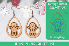 Christmas Earrings SVG Bundle 79 - CraftNest - Digital Crafting and Art