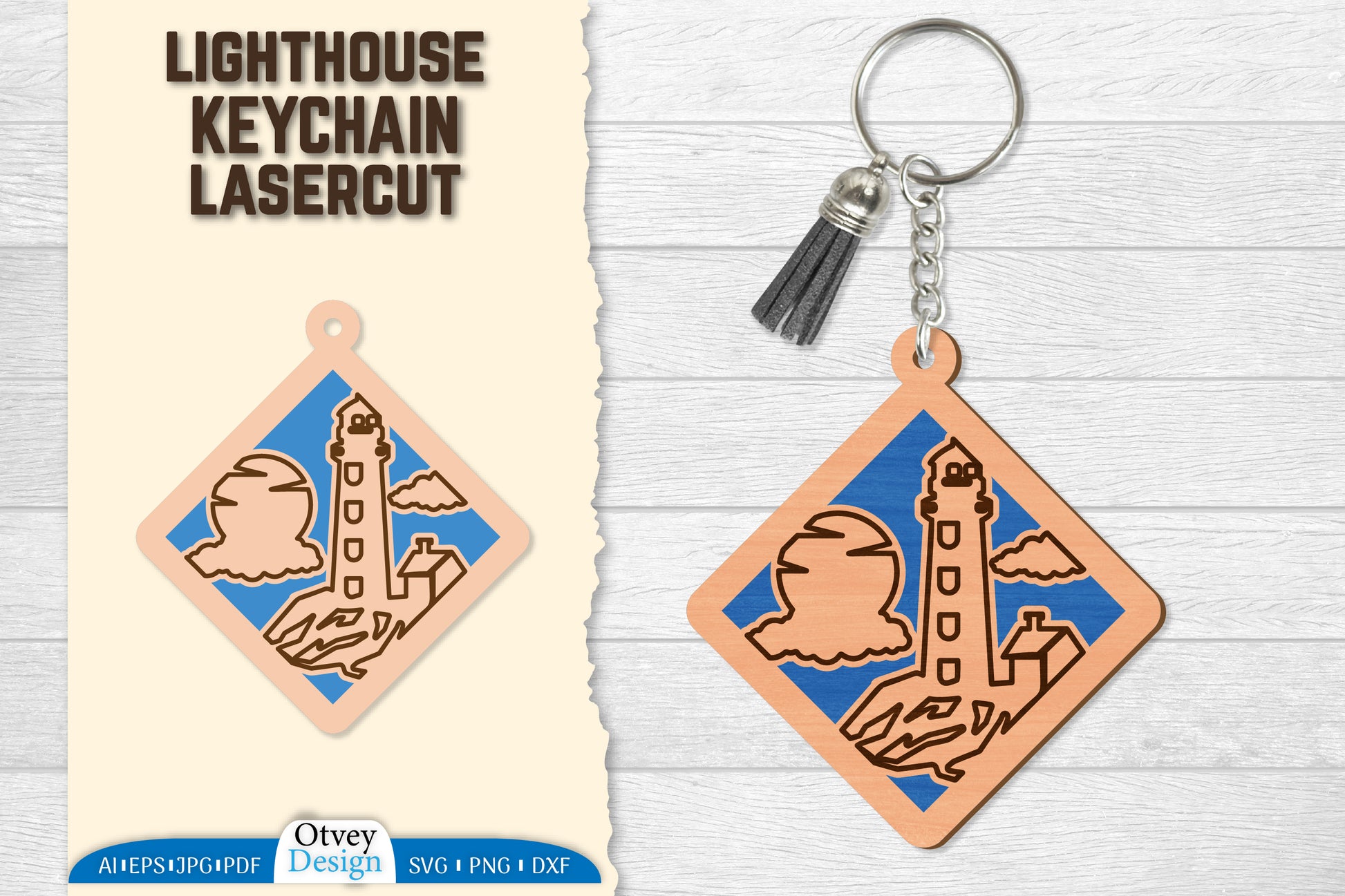 Lighthouse Lasercut Ornament SVG Bundle 2 - CraftNest - Digital Crafting and Art