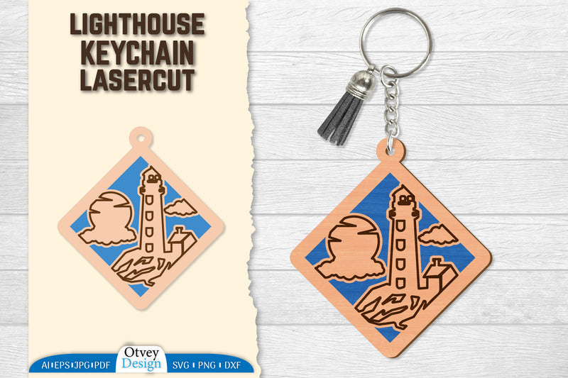 Lighthouse Lasercut Ornament SVG Bundle 2 - CraftNest - Digital Crafting and Art
