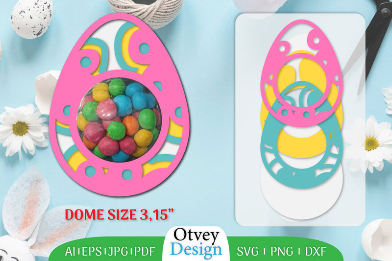 Candy Dome Easter Eggs SVG Bundle 2 - CraftNest - Digital Crafting and Art