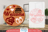 Valentine Welcome Door Sign SVG Bundle