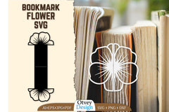 Cutout Flower Bookmark SVG Bundle 10 - CraftNest - Digital Crafting and Art
