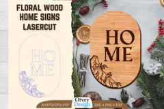 Floral Home Wood Signs SVG Bundle 10 - CraftNest - Digital Crafting and Art