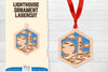 Lighthouse Lasercut Ornament SVG Bundle