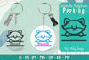 Animals Peeking Keychain SVG Bundle