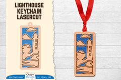 Lighthouse Lasercut Ornament SVG Bundle 28 - CraftNest - Digital Crafting and Art