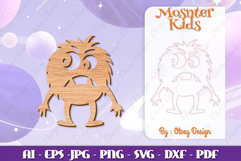 Cute Monster Designs SVG Bundle 8 - CraftNest - Digital Crafting and Art