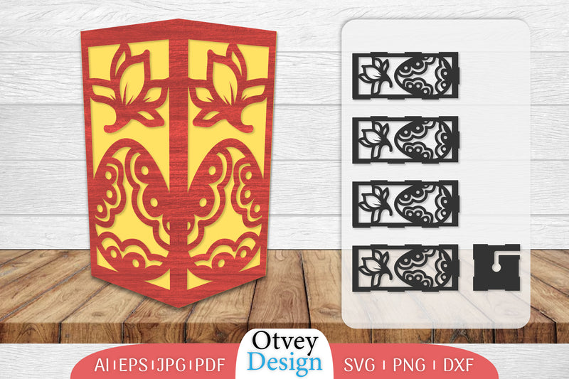 Happy Easter Lamp Lasercut SVG Bundle 2 - CraftNest - Digital Crafting and Art