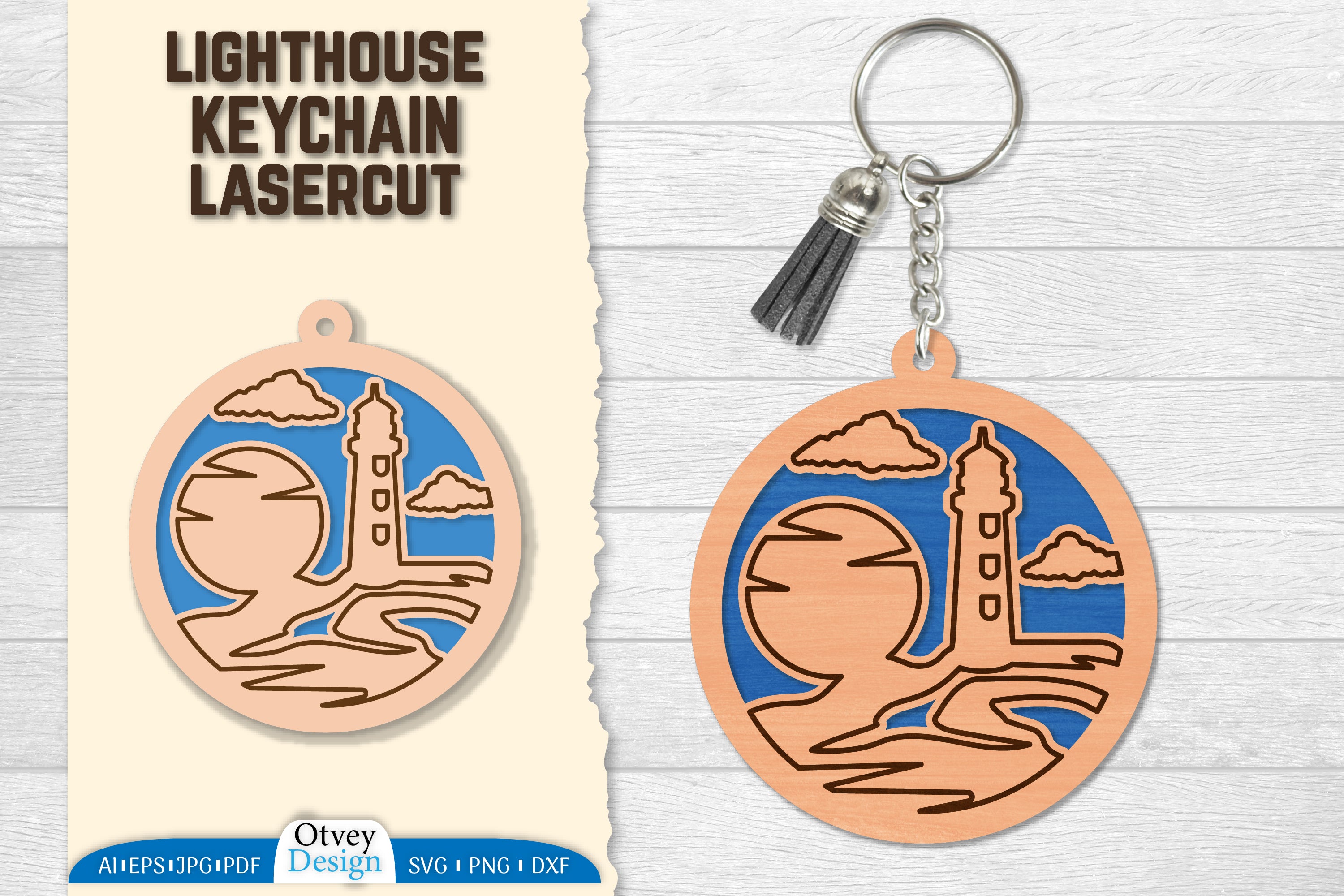 Lighthouse Lasercut Ornament SVG Bundle 4 - CraftNest - Digital Crafting and Art