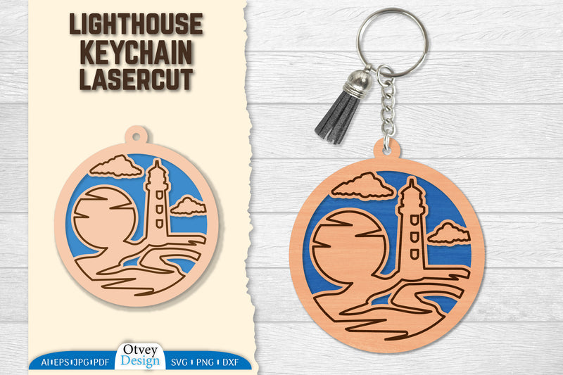 Lighthouse Lasercut Ornament SVG Bundle 4 - CraftNest - Digital Crafting and Art