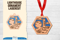 Lighthouse Lasercut Ornament SVG Bundle 39 - CraftNest - Digital Crafting and Art