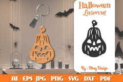 Keychain Halloween Lasercut SVG Bundle 234 - CraftNest - Digital Crafting and Art