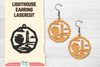 Lighthouse Earring Lasercut SVG Bundle