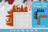 Christmas Deer Door Corner Lasercut SVG Bundle