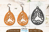 Happy Easter Egg Earring Lasercut SVG Bundle