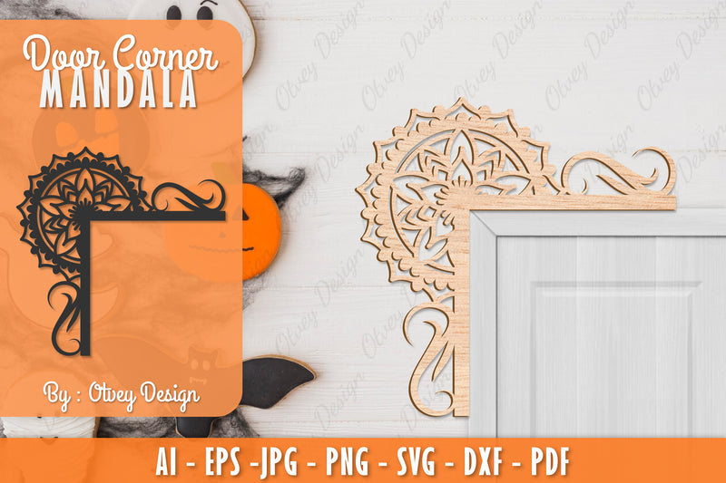 Corner Door Mandala Lasercut SVG Bundle 2 - CraftNest - Digital Crafting and Art