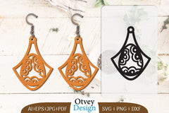 Happy Easter Egg Earring Lasercut SVG Bundle 26 - CraftNest - Digital Crafting and Art