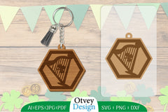 St Patrick's Day Keychain SVG Bundle 84 - CraftNest - Digital Crafting and Art