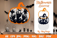 Halloween Pumpkins Lasercut SVG Bundle 10 - CraftNest - Digital Crafting and Art