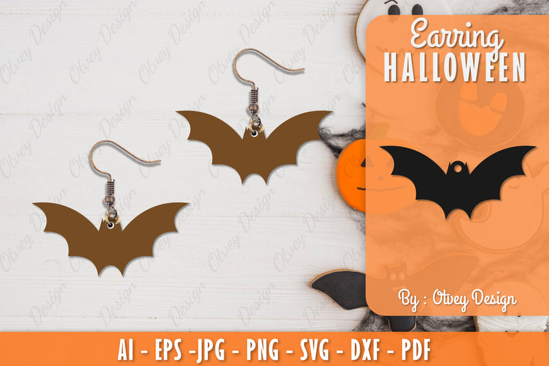 Earring Halloween Lasercut SVG Bundle 2 - CraftNest - Digital Crafting and Art