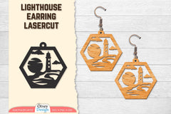 Lighthouse Earring Lasercut SVG Bundle 50 - CraftNest - Digital Crafting and Art