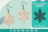 Snowflake Earring Lasercut SVG Bundle