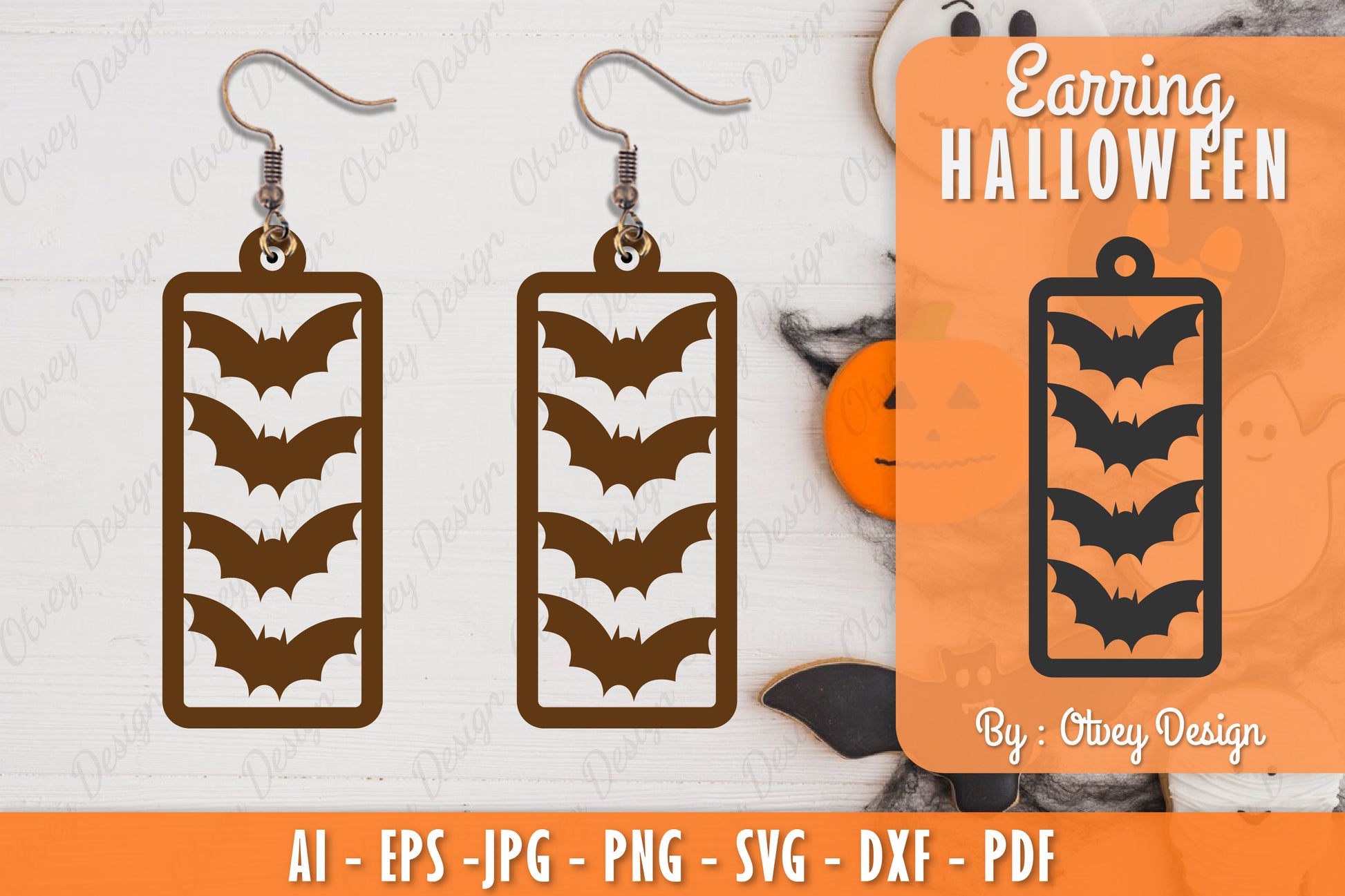 Earring Halloween Lasercut SVG Bundle 32 - CraftNest - Digital Crafting and Art