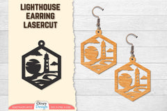 Lighthouse Earring Lasercut SVG Bundle 62 - CraftNest - Digital Crafting and Art