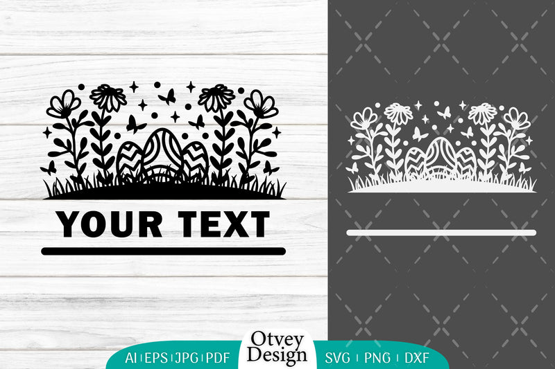 Easter Bunny Garden Scene SVG Bundle 9 - CraftNest - Digital Crafting and Art