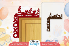 Door Corner Valentine Lasercut SVG Bundle 2 - CraftNest - Digital Crafting and Art