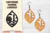 Lighthouse Earring Lasercut SVG Bundle