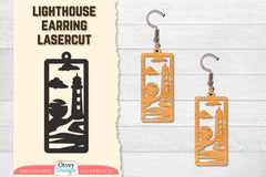 Lighthouse Earring Lasercut SVG Bundle 38 - CraftNest - Digital Crafting and Art