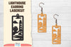 Lighthouse Earring Lasercut SVG Bundle