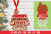 Ornament Gingerbread House Laser Cut SVG Bundle