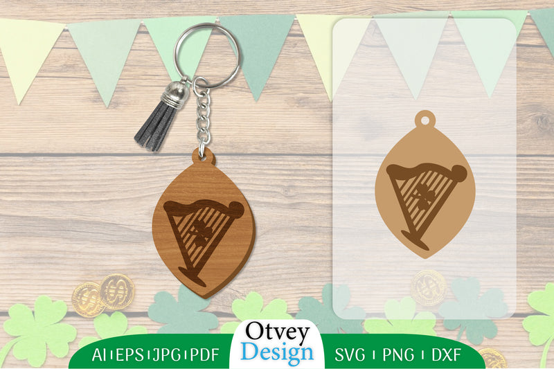 St Patrick's Day Keychain SVG Bundle 48 - CraftNest - Digital Crafting and Art