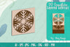 Snowflake 3D Layered Lasercut SVG Bundle