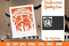Halloween Scene Greeting Card SVG Bundle