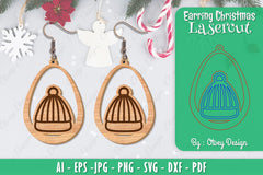 Christmas Earrings SVG Bundle 80 - CraftNest - Digital Crafting and Art