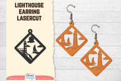 Lighthouse Earring Lasercut SVG Bundle 3 - CraftNest - Digital Crafting and Art