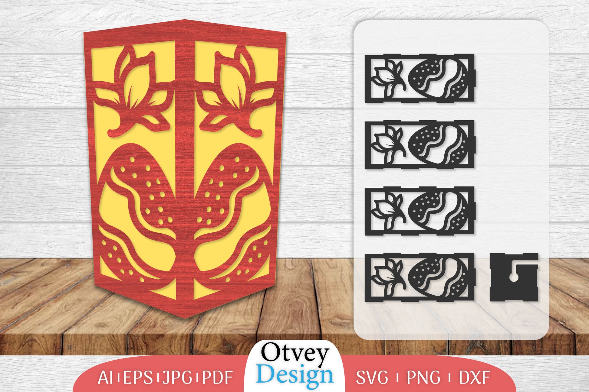 Happy Easter Lamp Lasercut SVG Bundle 3 - CraftNest - Digital Crafting and Art