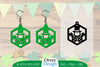 St Patrick's Day Earring Lasercut SVG Bundle