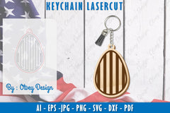 4th of July Keychain SVG Bundle 24 - CraftNest - Digital Crafting and Art