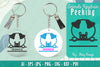 Animals Peeking Keychain SVG Bundle