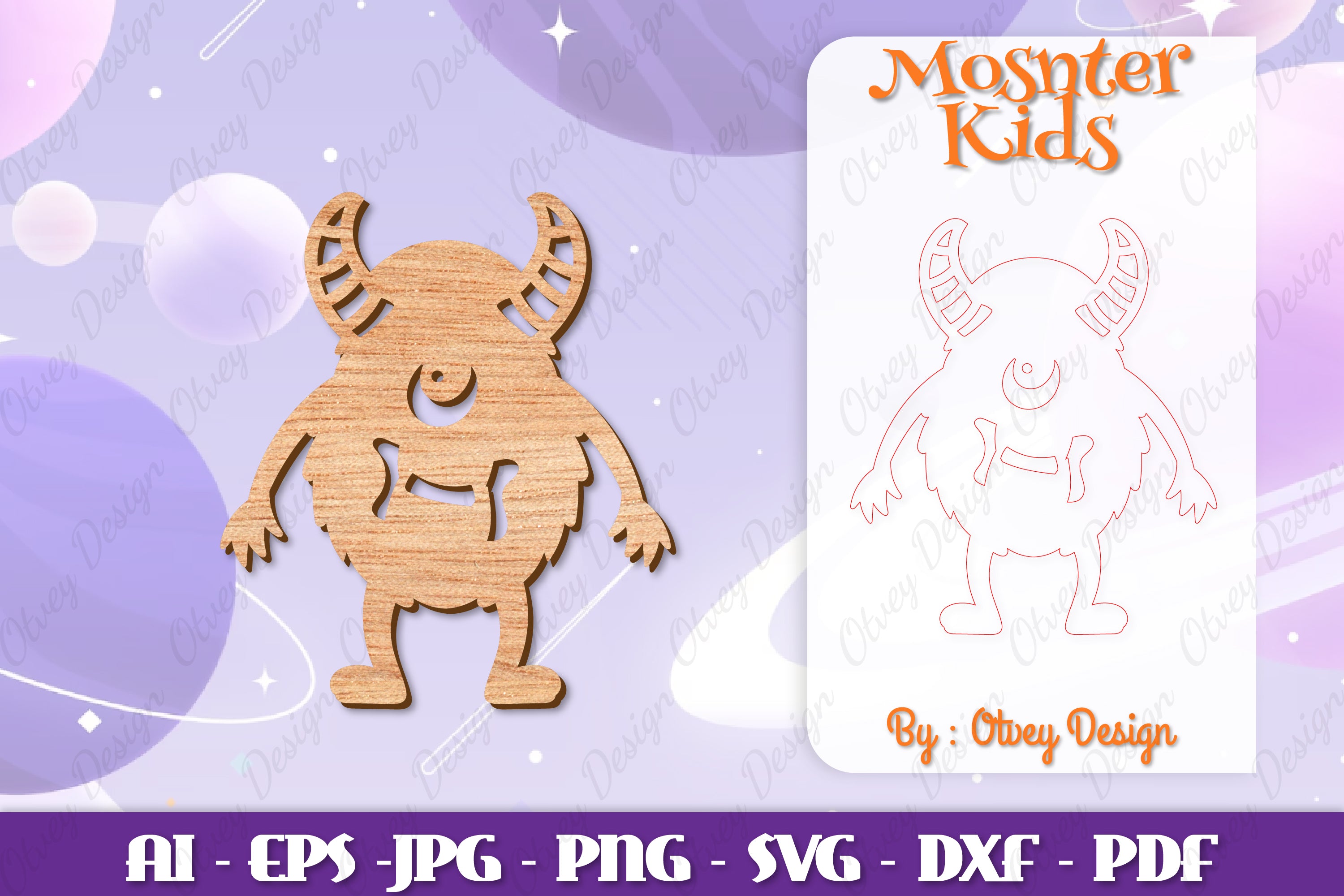Cute Monster Designs SVG Bundle 9 - CraftNest - Digital Crafting and Art