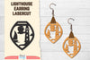 Lighthouse Earring Lasercut SVG Bundle