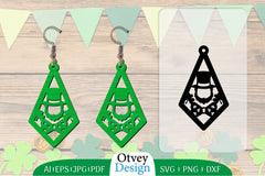 St Patrick's Day Earring Lasercut SVG Bundle 70 - CraftNest - Digital Crafting and Art