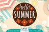Summer Round Door Hanger SVG Bundle